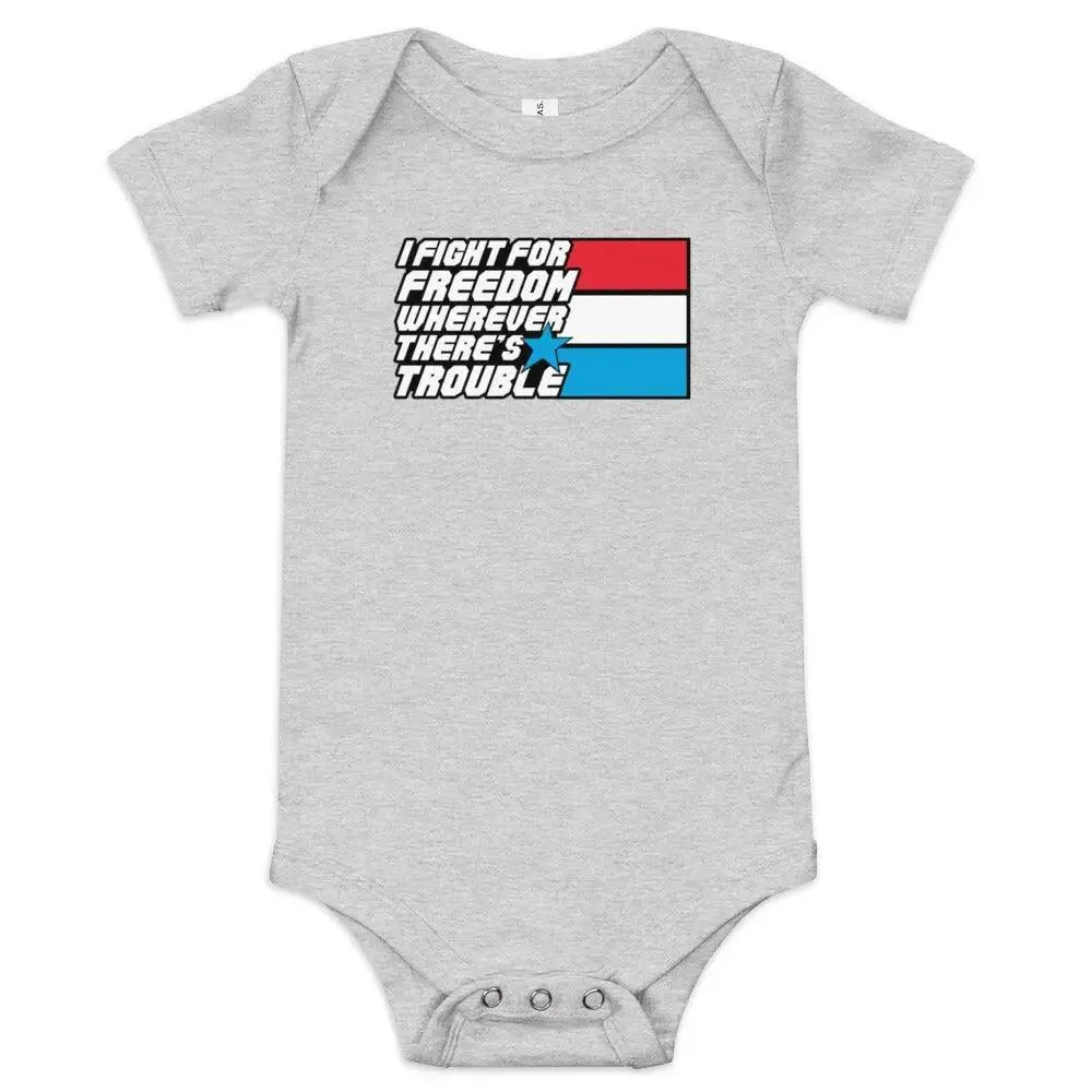 Fight For Freedom Baby Onesie