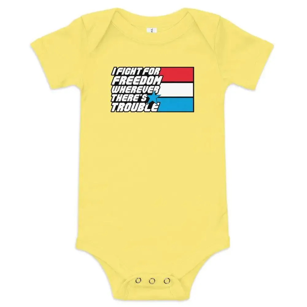 Fight For Freedom Baby Onesie