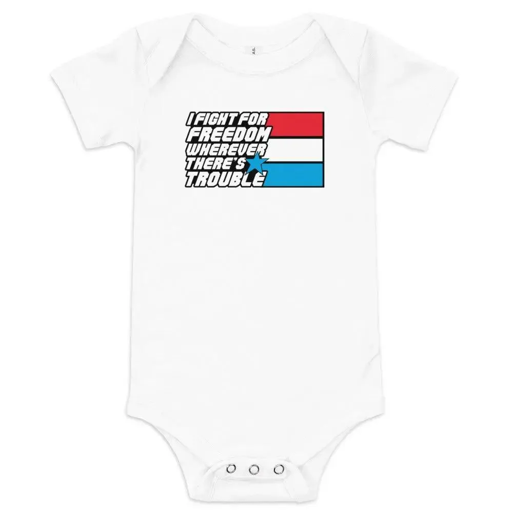 Fight For Freedom Baby Onesie