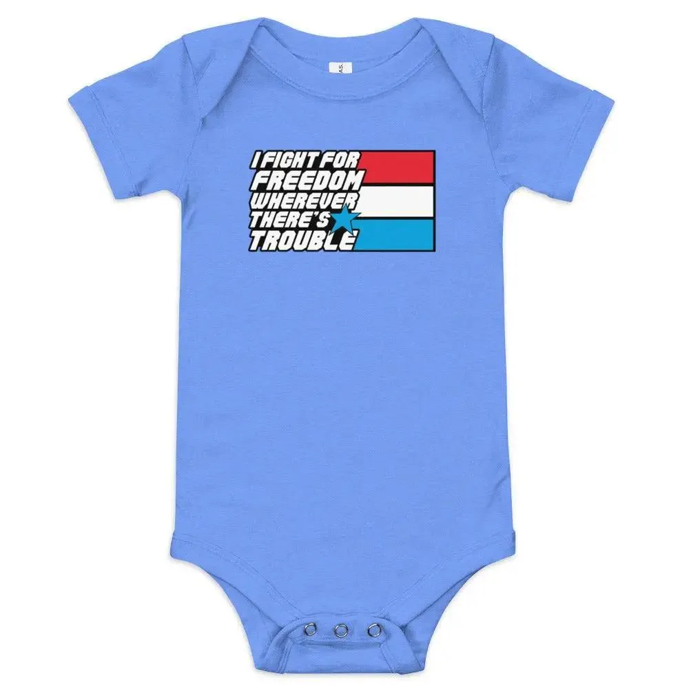 Fight For Freedom Baby Onesie