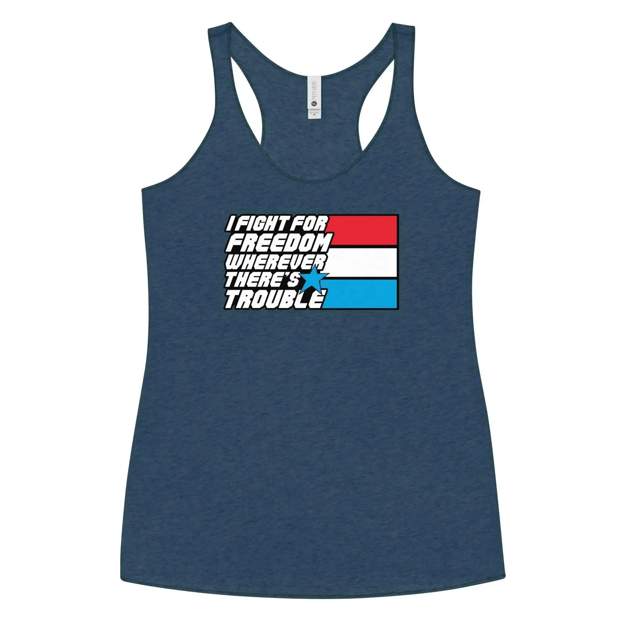 Fight For Freedom Women's Racerback Tank