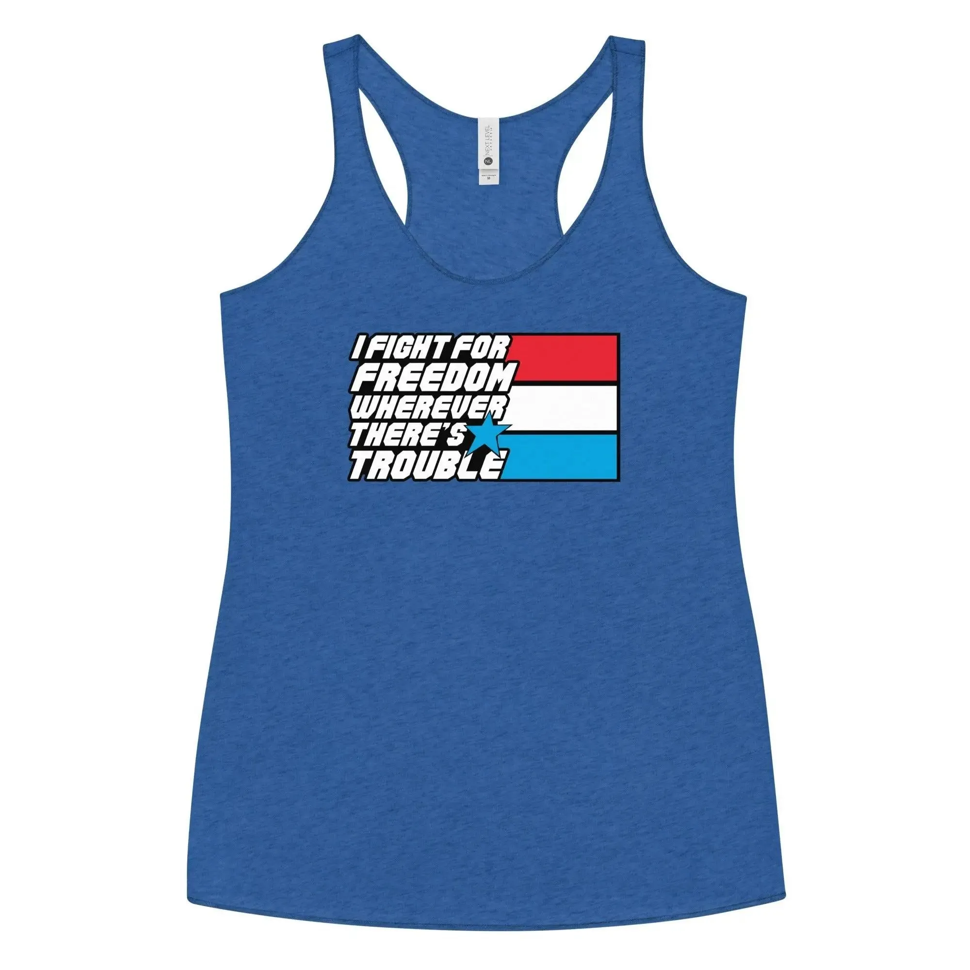 Fight For Freedom Women's Racerback Tank