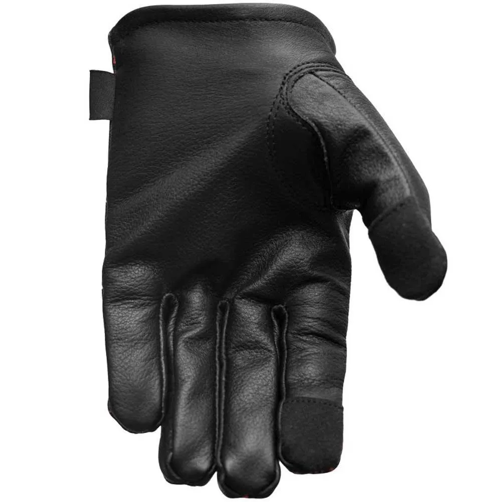 First Mfg Clutch Short Wrist Motorcycle Riding Gloves