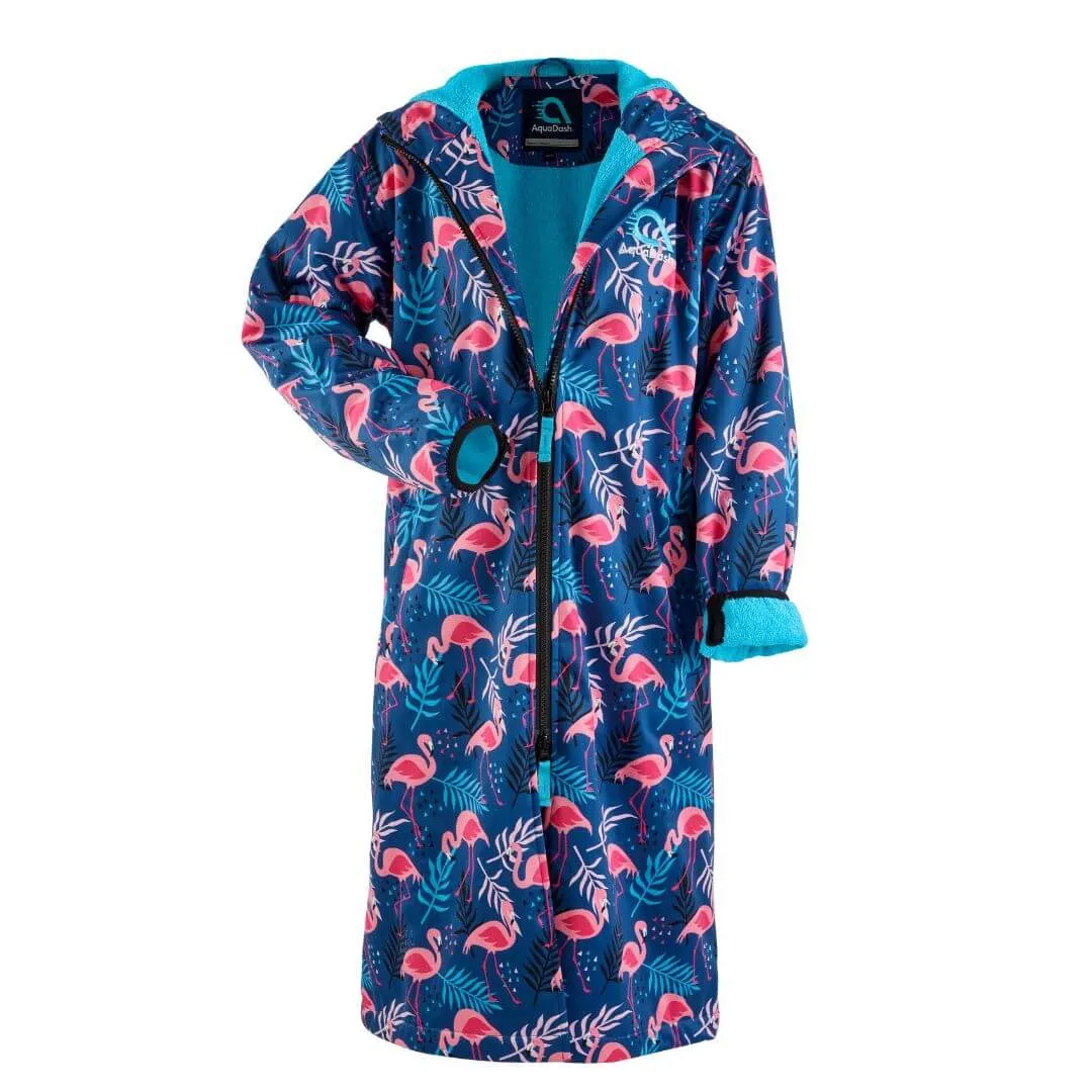 Flamingos Swim Parka Adults (110cm length)