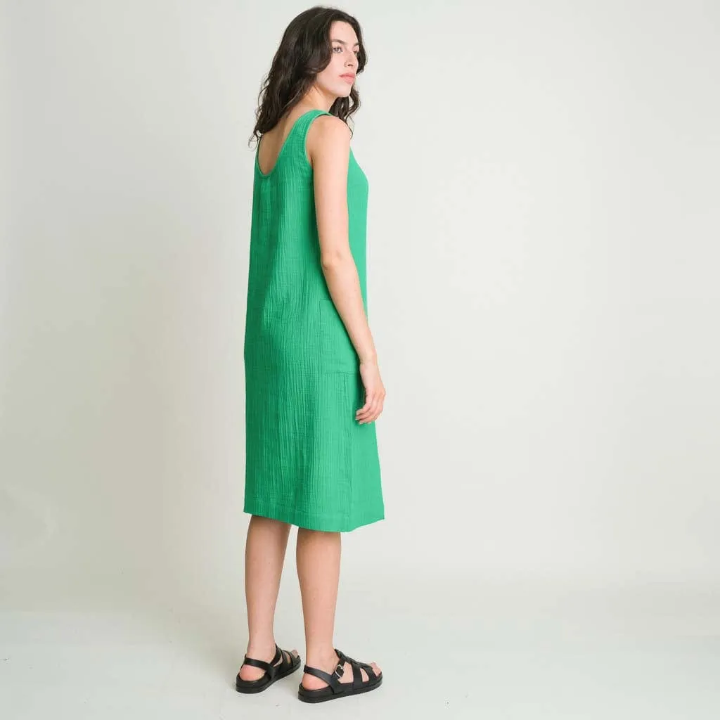 Flori Cotton Sun Dress | Mint