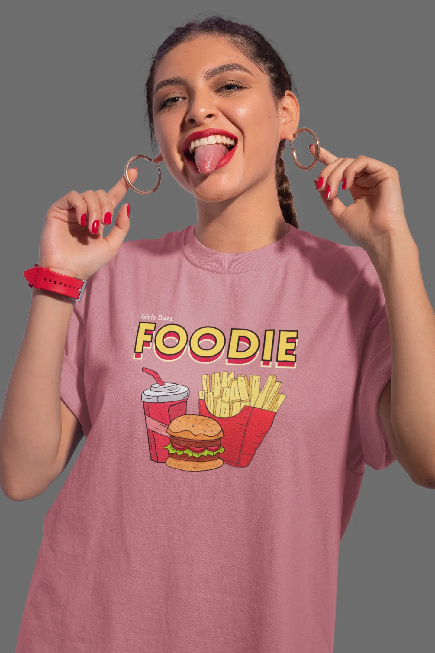 Foodie Saga Oversized Tee