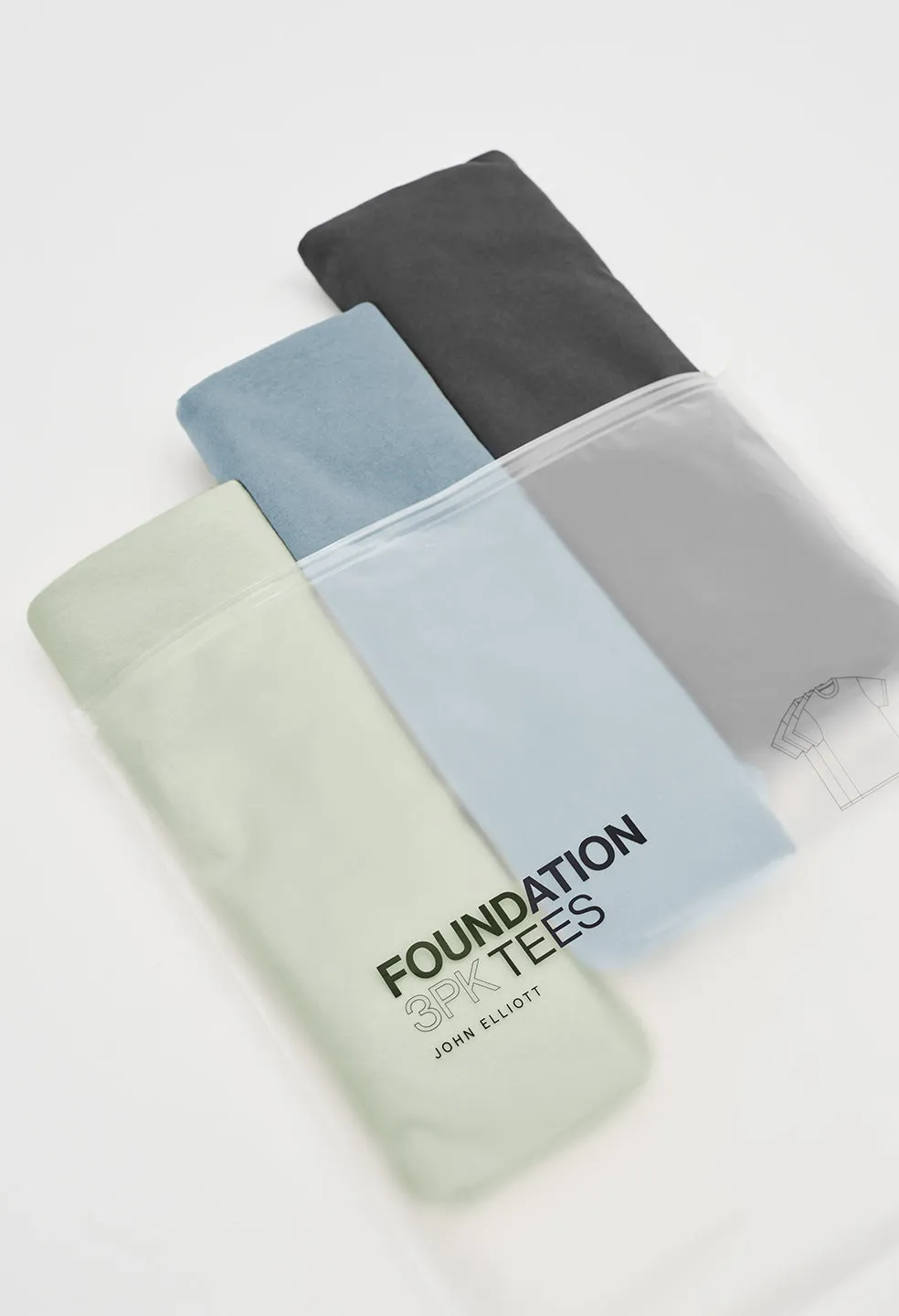 Foundation 3 Pack Tees / Pre SS 22