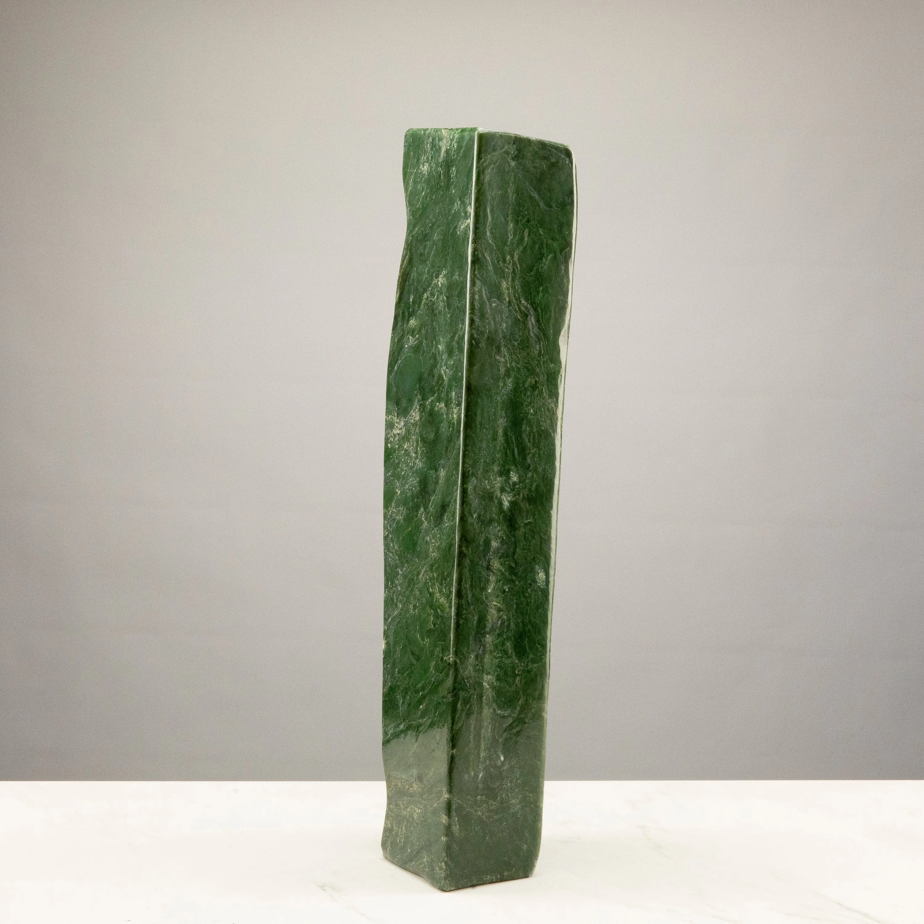 Freeform Nephrite Jade Tower from Afghanistan - 25 / 55 lbs