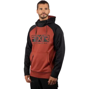 FXR Men's Helium Tech Pullover Fleece Black/Rust