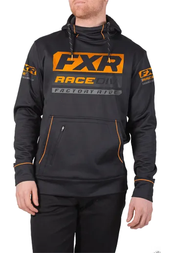 FXR Race Division Tech Pullover Fleece Black/Orange