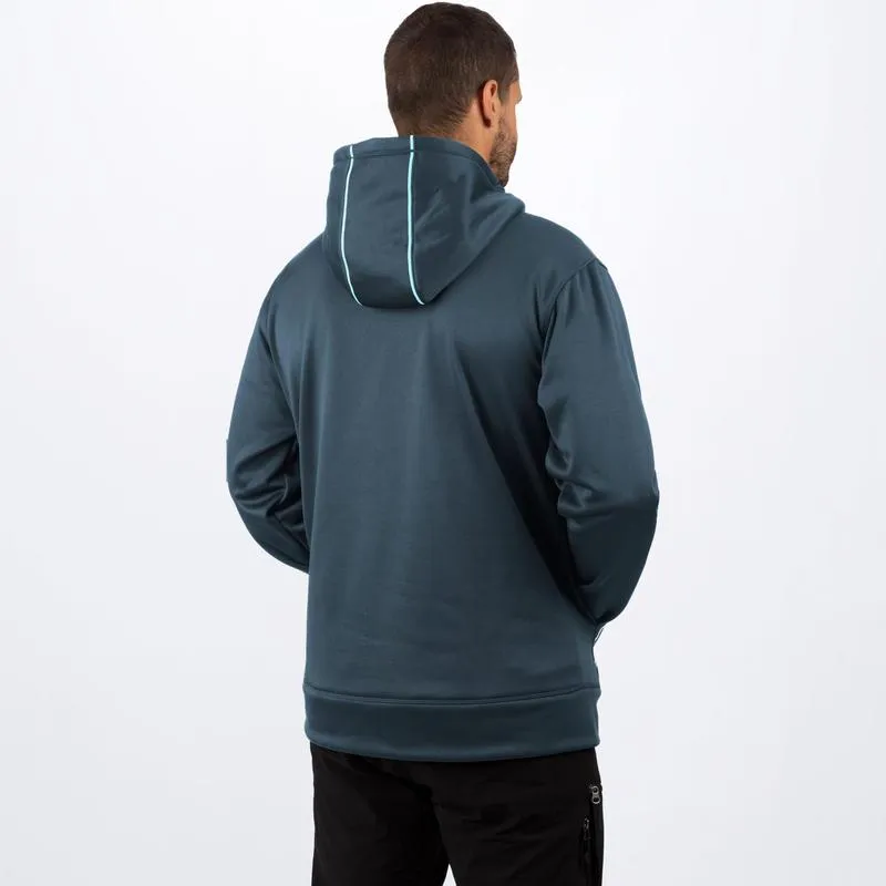 FXR Unisex Podium Tech Pullover Fleece Steel/Blue