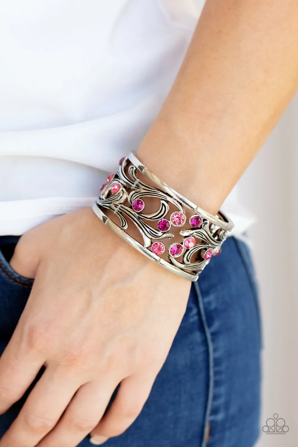 Garden Masquerade - Pink Bracelet