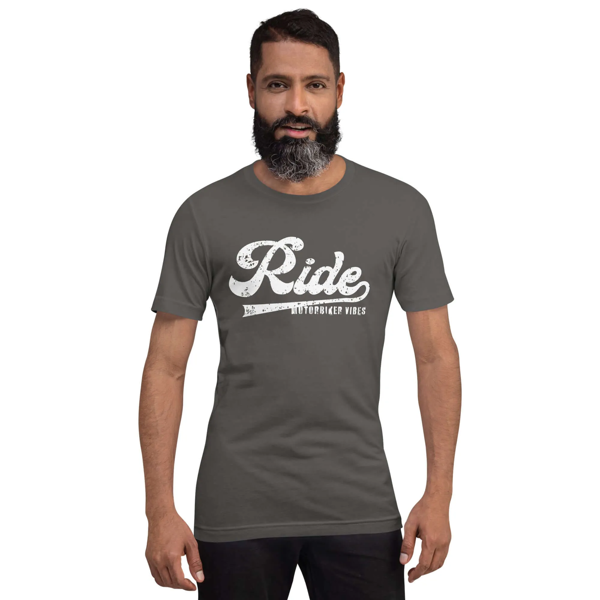 Herren Baumwoll T-Shirt RIDE (Grau)