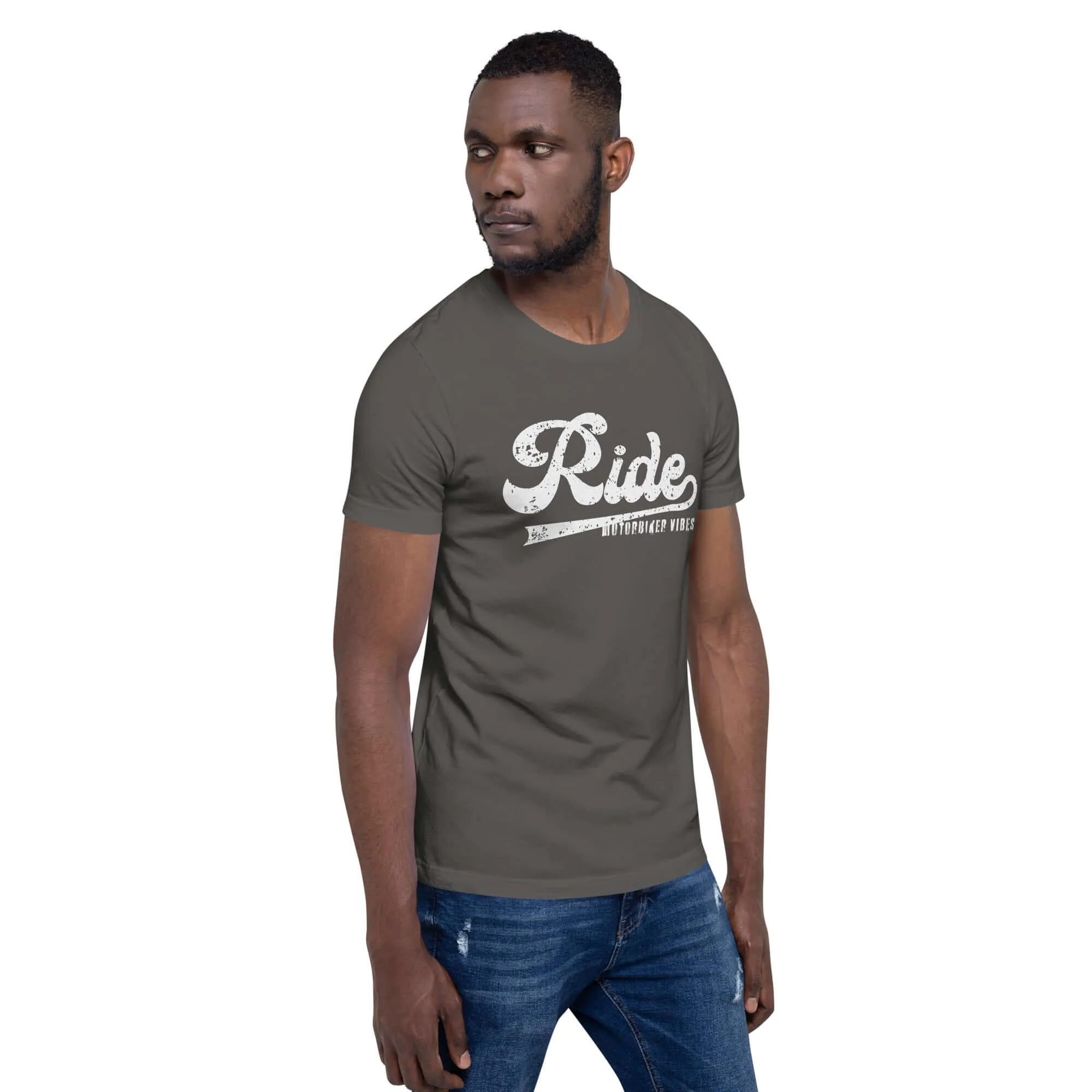 Herren Baumwoll T-Shirt RIDE (Grau)