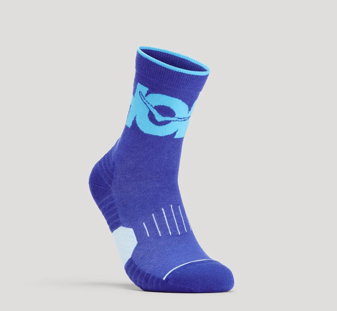 Hoka - Crew Run Sock Bluing / Scuba Blue