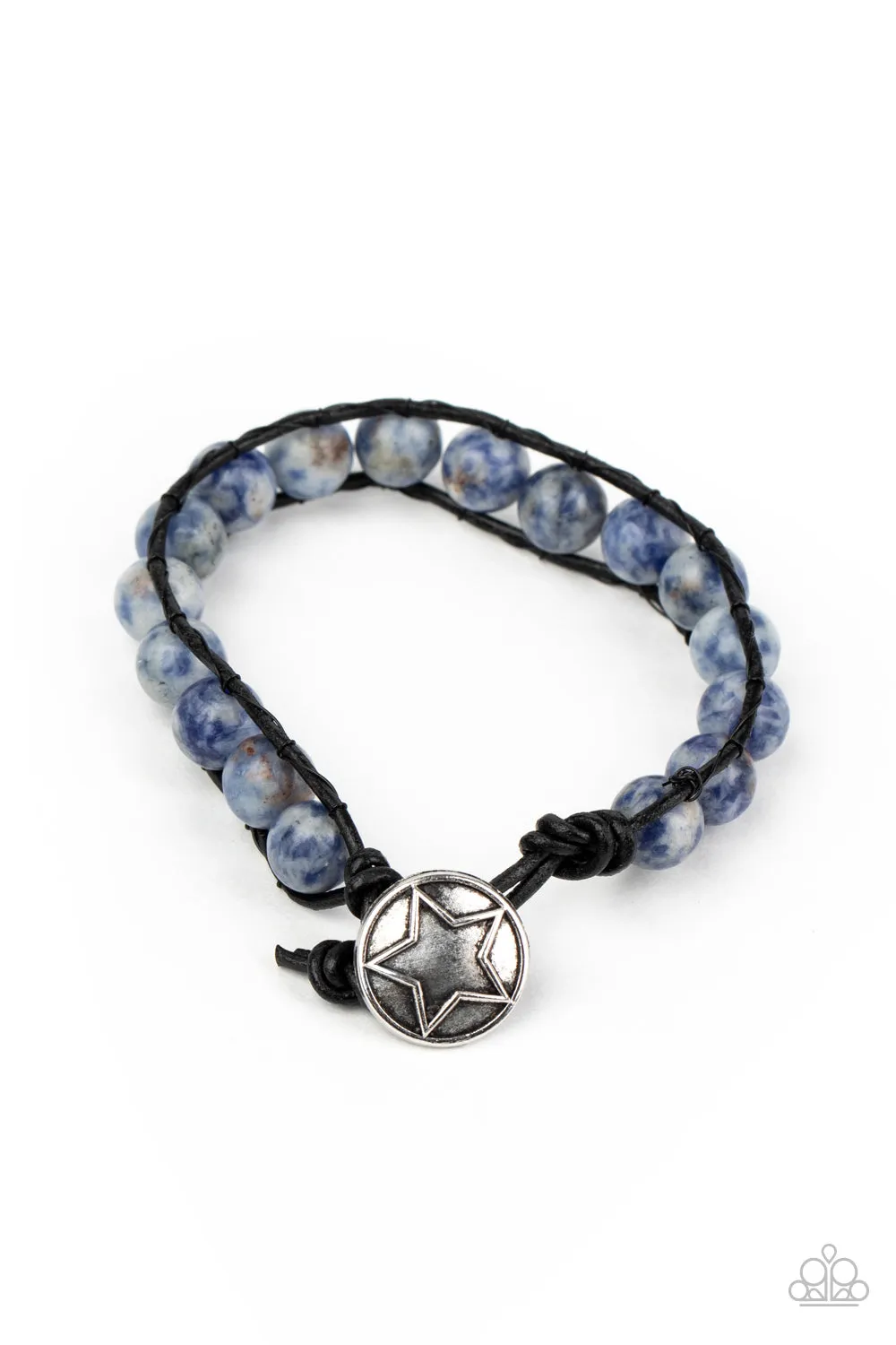 Homespun Stones - Blue Bracelet