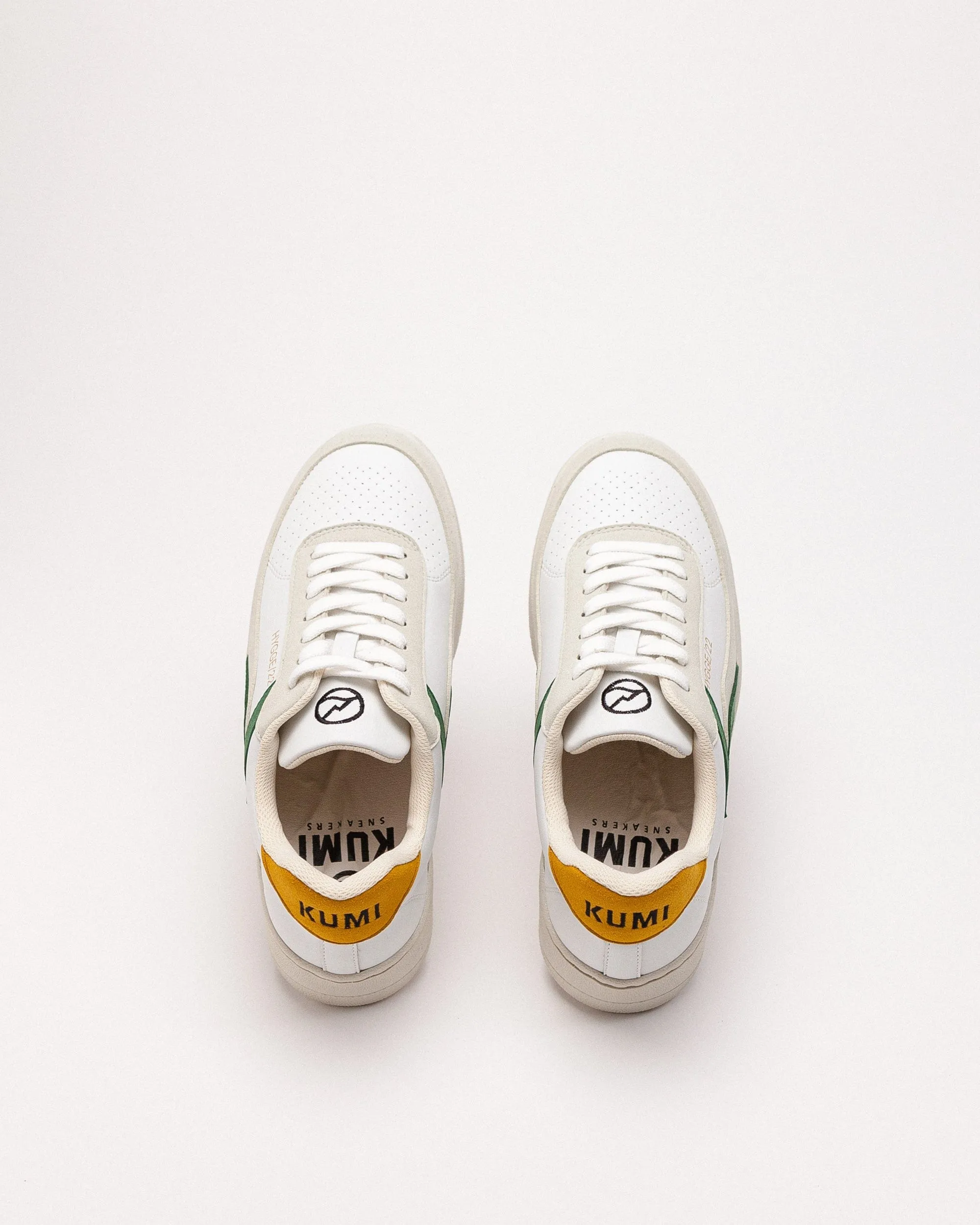 Hygge/22 Unisex Vegan Suede Sneakers | Green Mustard