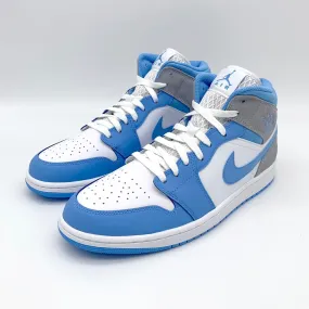 Jordan 1 Mid University Blue Grey