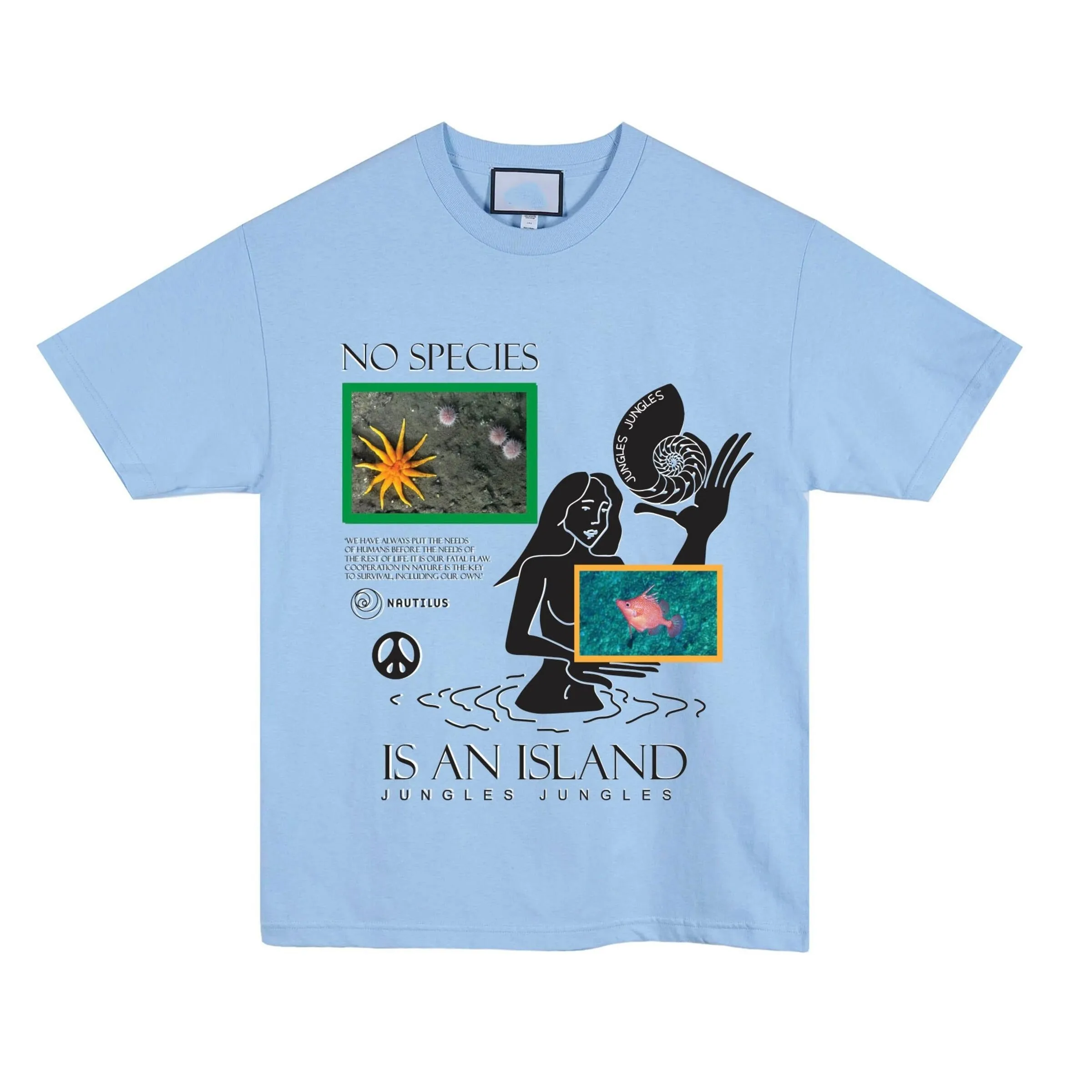 Jungles X Nautilus Ocean No Species Is An Island SS Tee