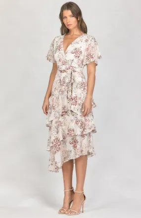 Lennie Midi Dress - Ivory Floral