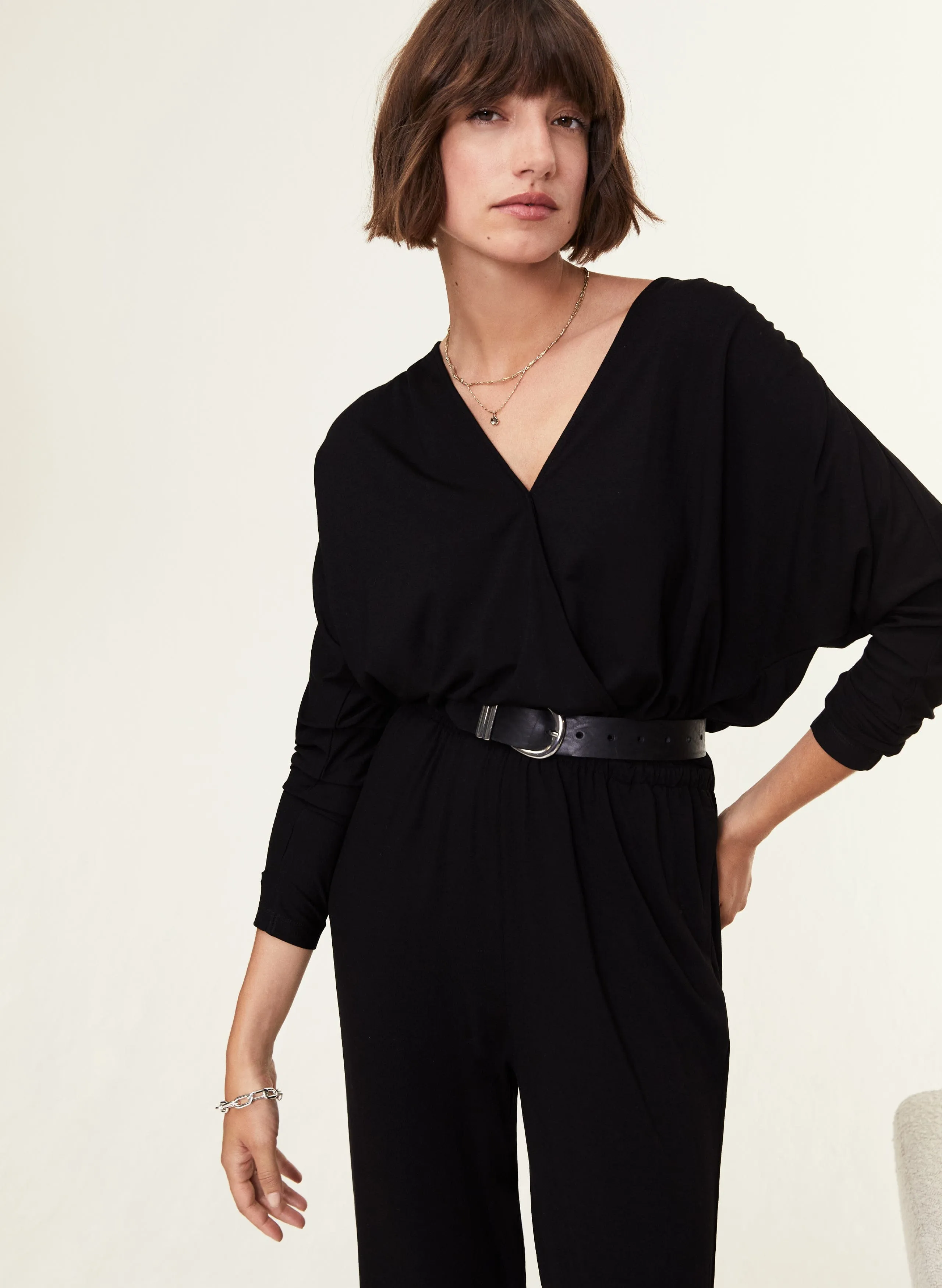 Lesley-Ann LENZING ECOVERO  Jumpsuit  | Caviar Black