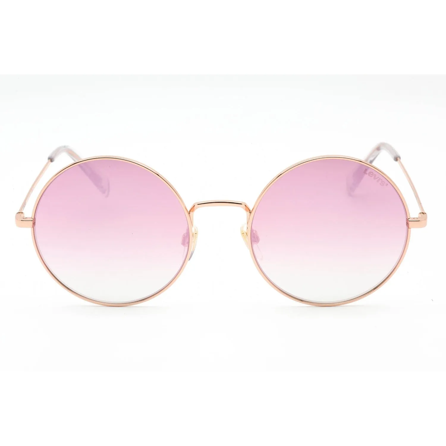 Levi's LV 1011/S Sunglasses Gold Copper / Pink Multilayer Women's