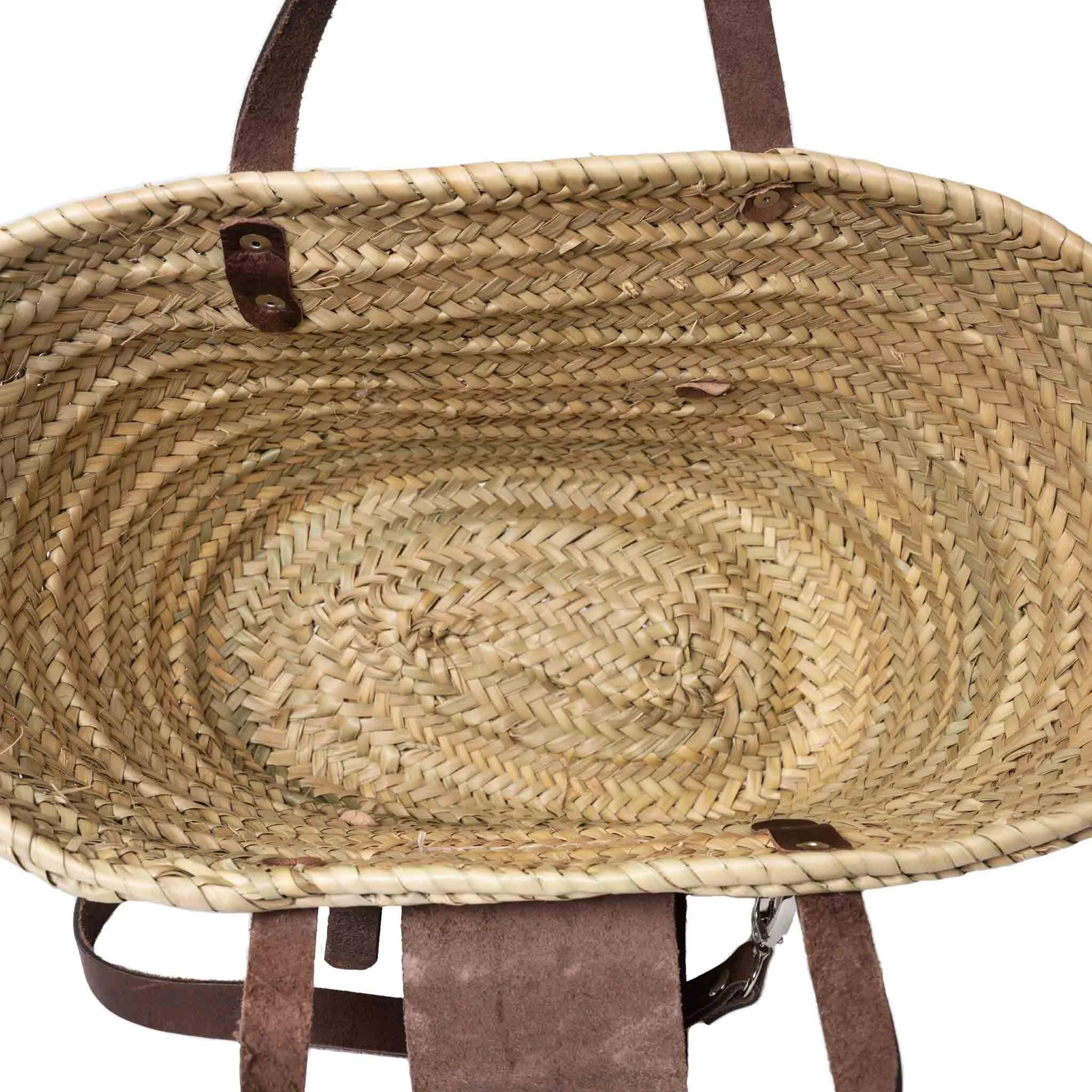 MacKenzie Raffia City Basket in Brown