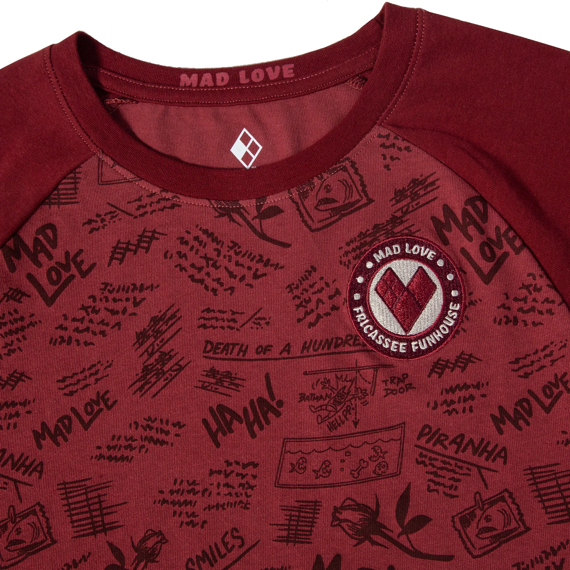 Mad Love Red Raglan