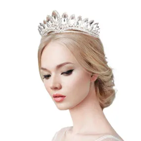 Marquise Stone Cluster Princess Tiara