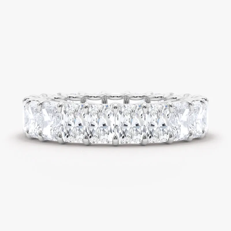 Men's Radiant Cut Diamond Eternity Band