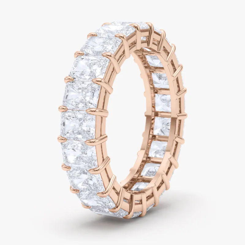 Men's Radiant Cut Diamond Eternity Band