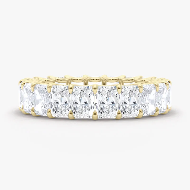 Men's Radiant Cut Diamond Eternity Band