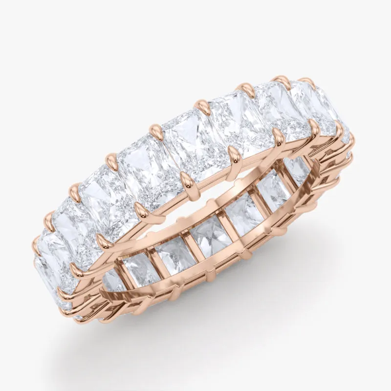 Men's Radiant Cut Diamond Eternity Band