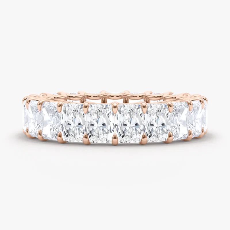 Men's Radiant Cut Diamond Eternity Band