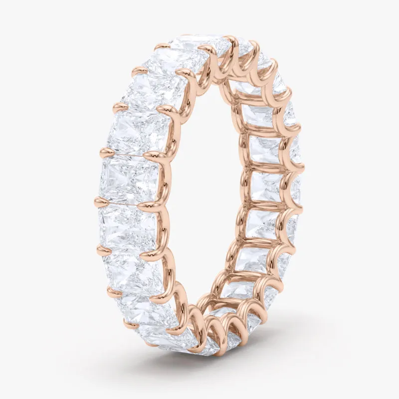 Men's Radiant Cut Diamond Eternity Band