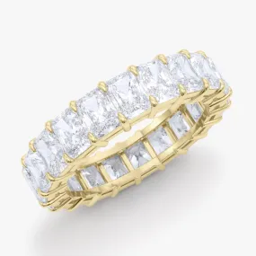 Men's Radiant Cut Diamond Eternity Band