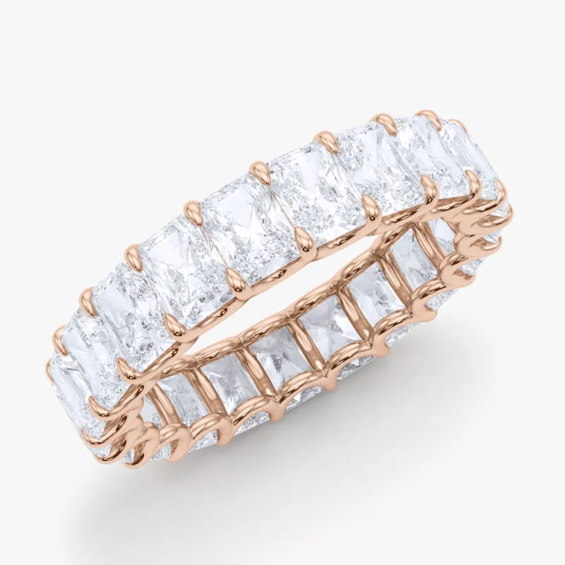 Men's Radiant Cut Diamond Eternity Band