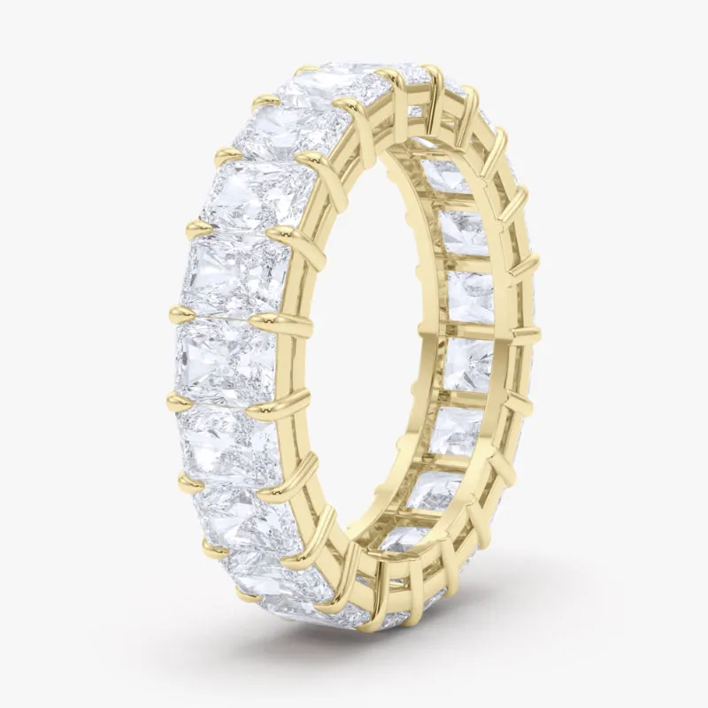 Men's Radiant Cut Diamond Eternity Band