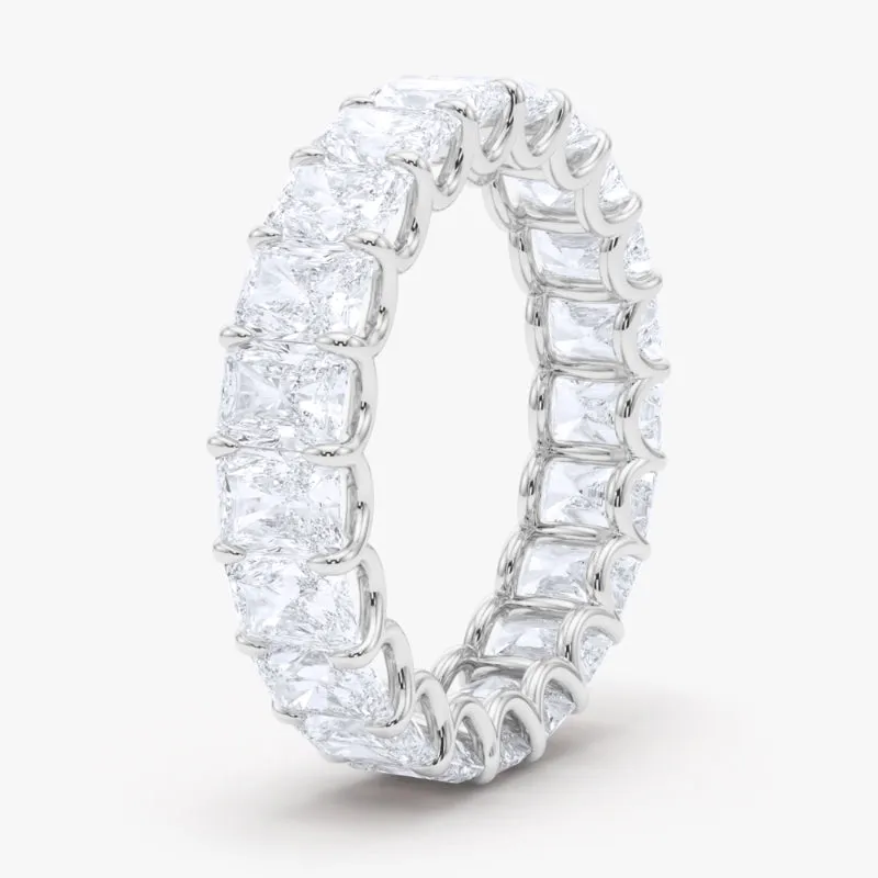 Men's Radiant Cut Diamond Eternity Band