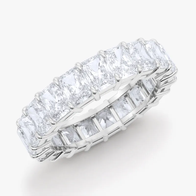 Men's Radiant Cut Diamond Eternity Band