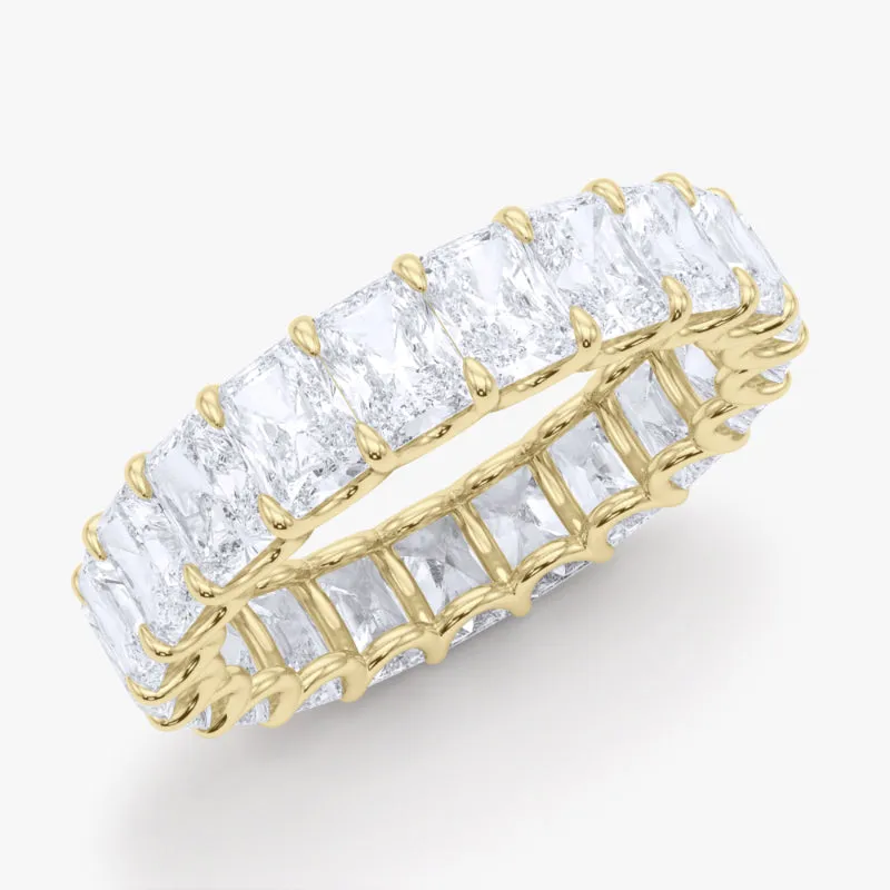 Men's Radiant Cut Diamond Eternity Band