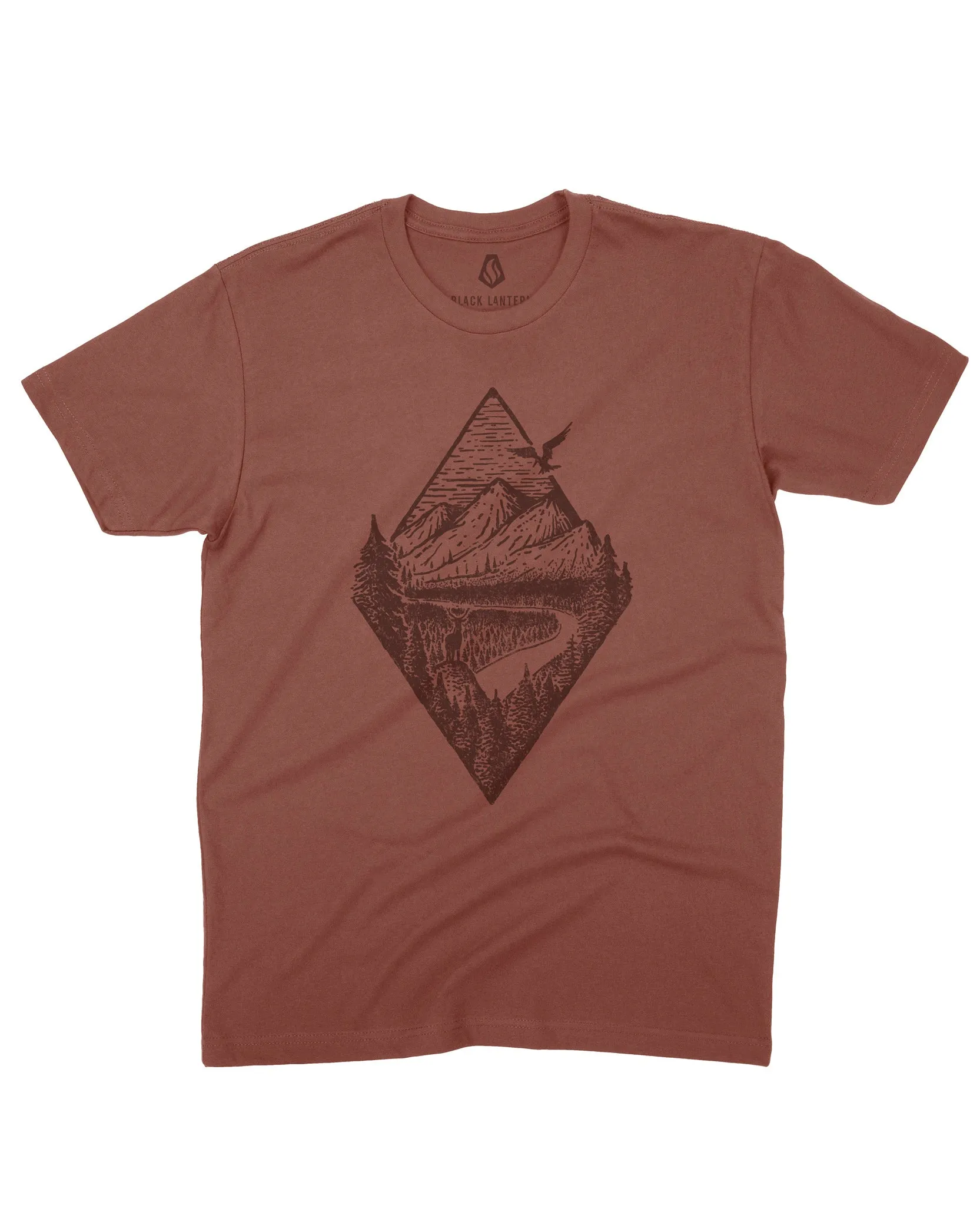 Men's River Mountain Forest T-Shirt