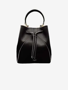 Mia Desserto Cactus Leather Vegan Bucket Bag | Black