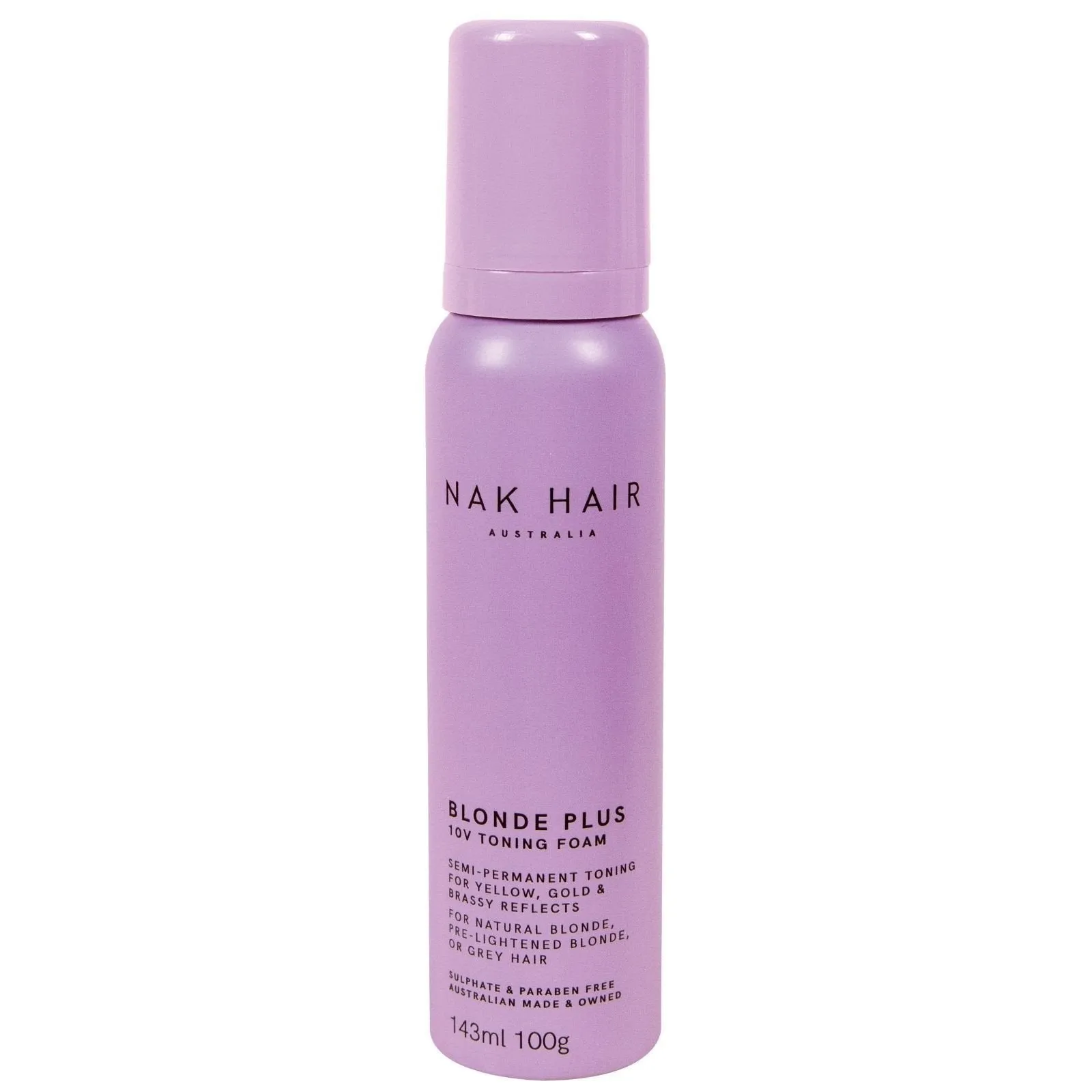 NAK | Blonde Plus 10V Toning Foam 143ml