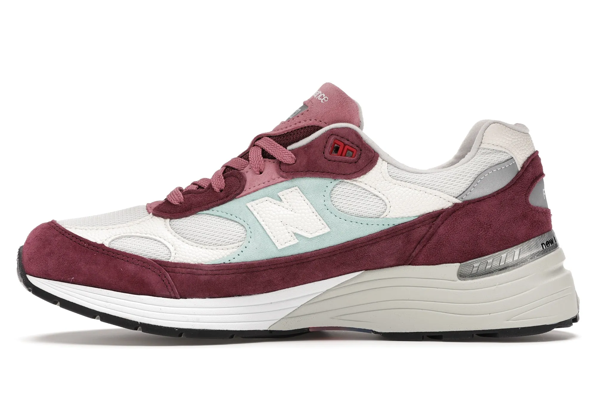 New Balance 992 Kith Kithmas Burgundy White