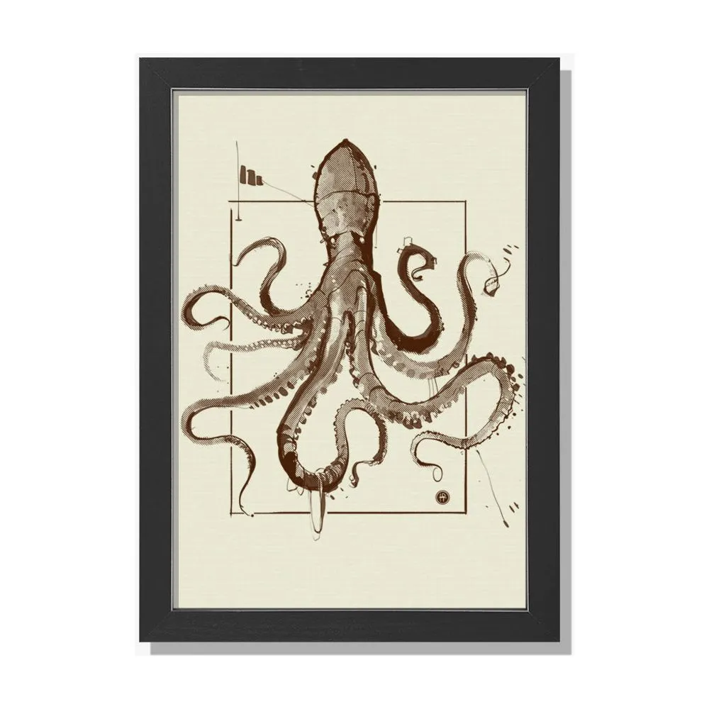 Octopus Framed Art Print