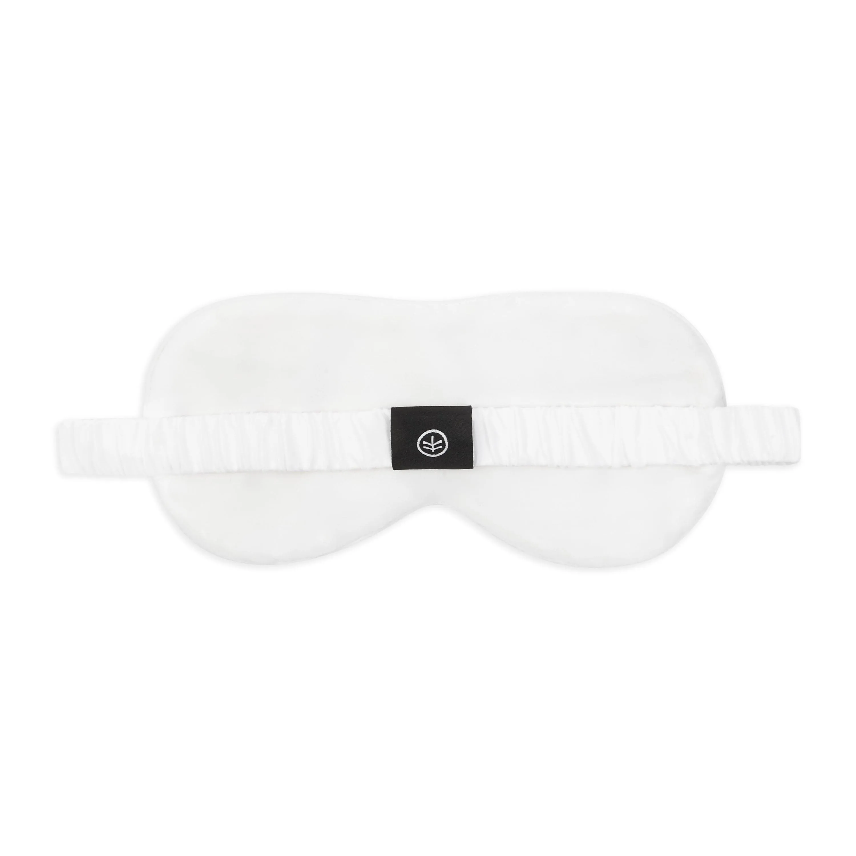 Organic Vegan Eucalyptus Silk Eye Mask | White