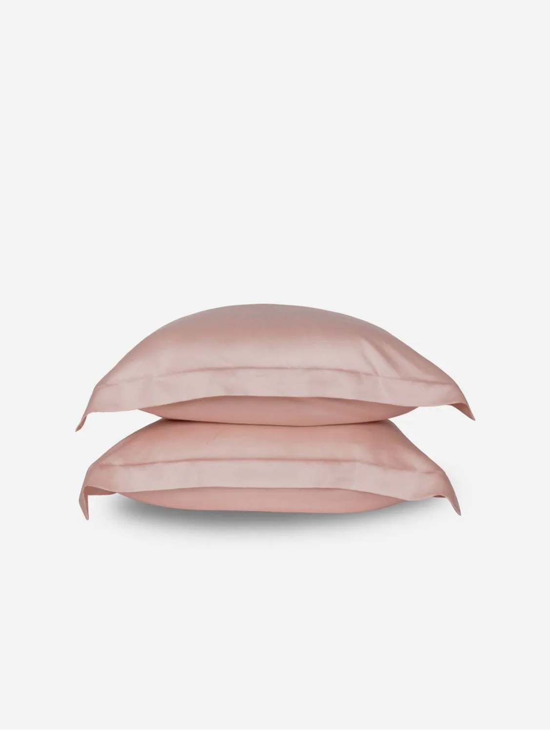 Organic Vegan Eucalyptus Silk Pillowcase Pair | Rose