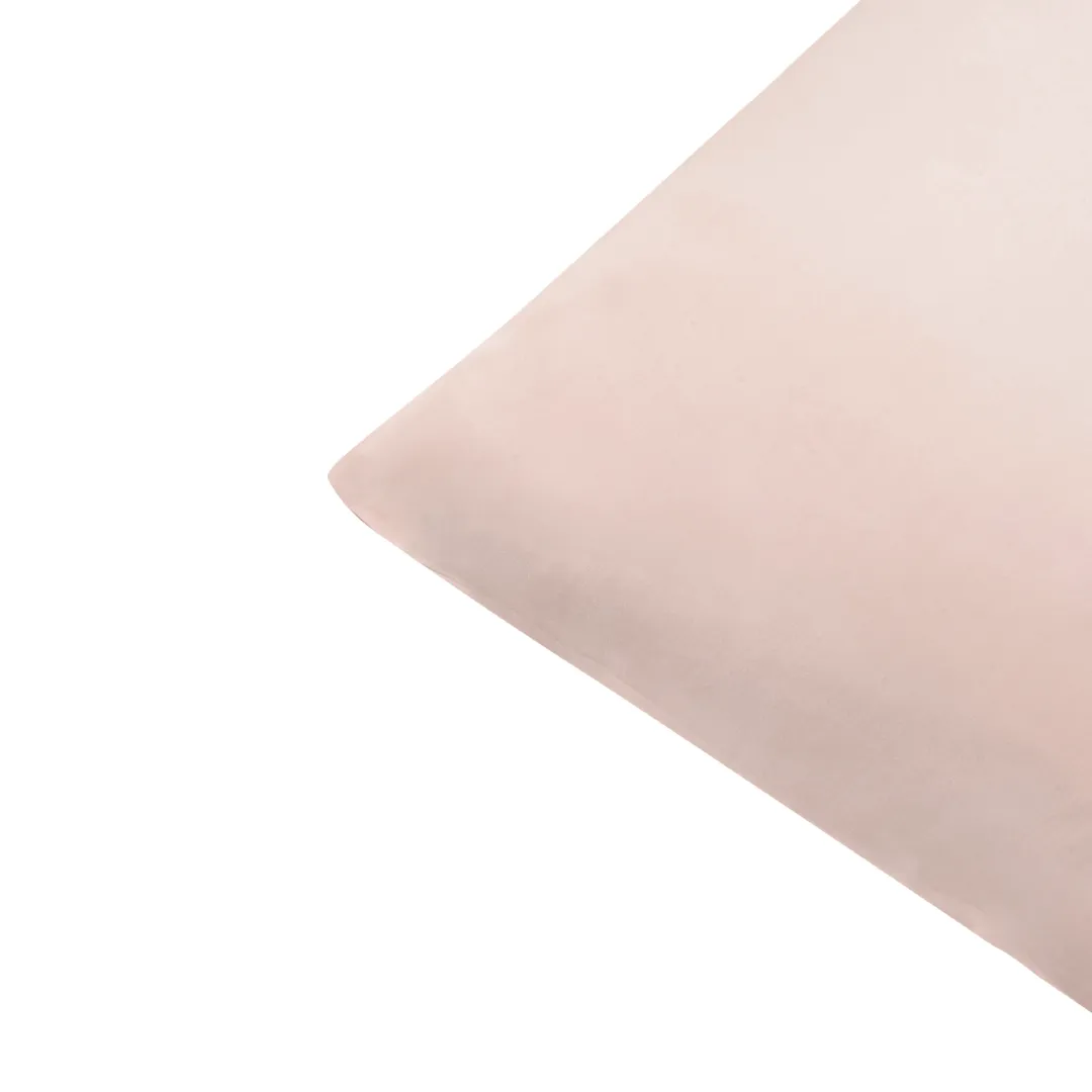 Organic Vegan Eucalyptus Silk Pillowcase Pair | Rose