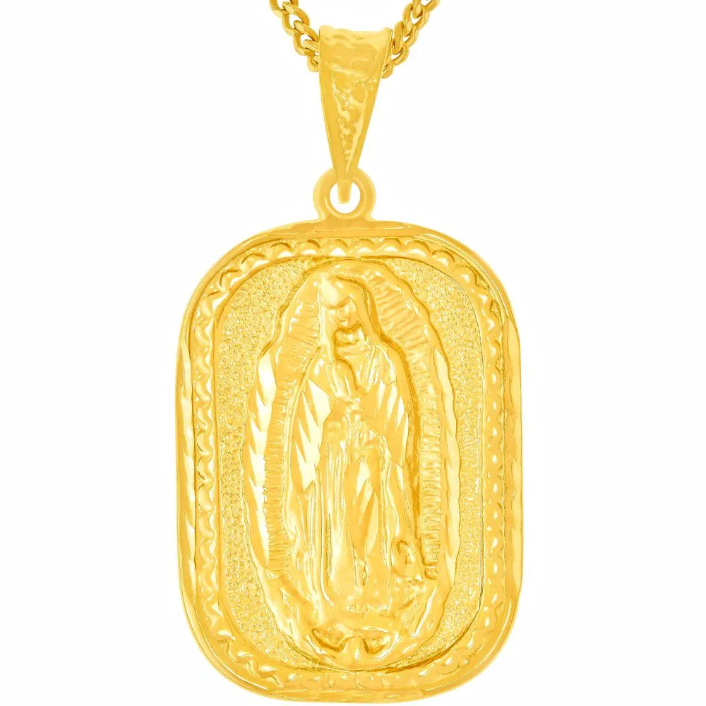 Our Lady of Guadalupe Pendant with Necklace